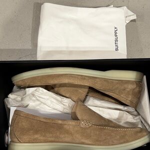 SuitSupply Tan Suede Loafers - Size 12